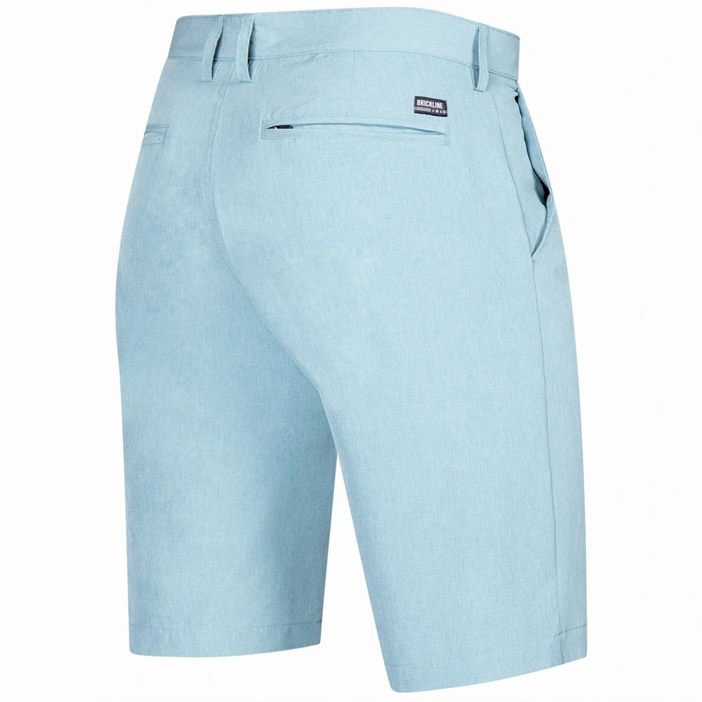BRICKLINE HYRBID SHORTS / WALK SHORTS / GOLF SHORTS. 4 WAY STRETCH TRUE TO SIZE